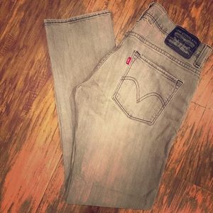 Men’s Gray Levi’s 511 Skinny Jeans